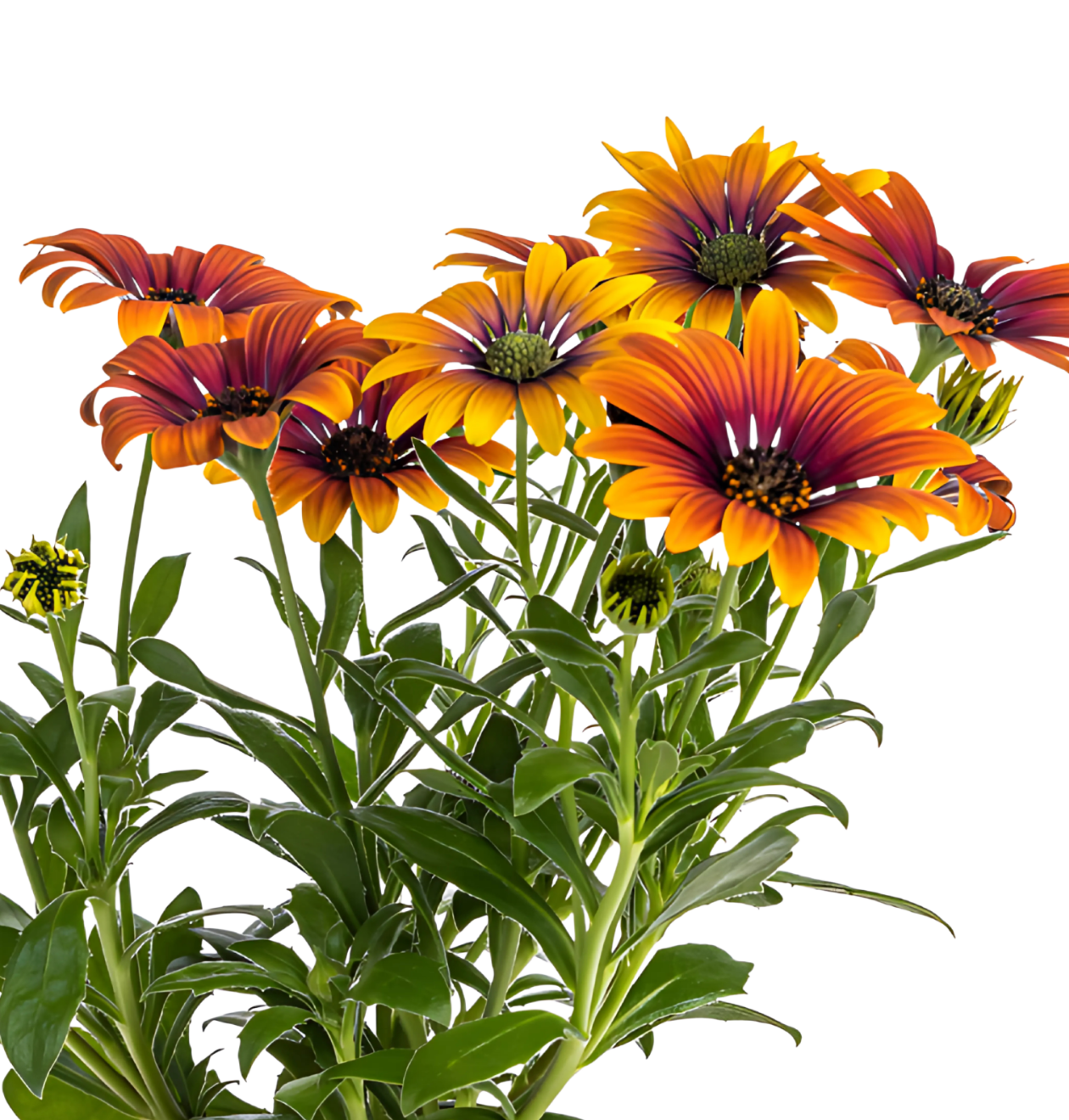 Osteospermum ecklonis “Orange” (8 Stück) | Kapmargerite | +/- 20cm | ø 12cm